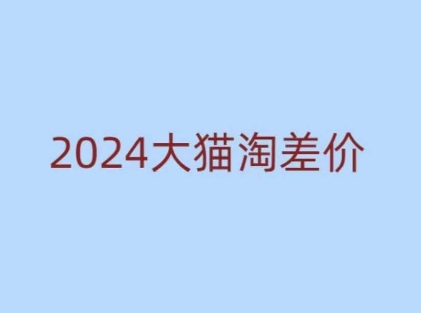 2024版大猫淘差价课程，新手也能学的无货源电商课程-天韵资源网