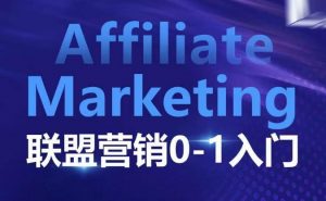 ​​​​​​Affiliate Marketing联盟营销0-1入门，联盟营销基本逻辑 联盟平台逻辑及联盟客逻辑全面详解-天韵资源网