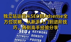 独立站运营从SEO到Adsense全方位攻略，从新手入门到进阶技巧，再到高手经验分享-天韵资源网