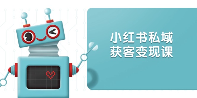 小红书私域获客变现：账号设置/内容创作/规则解读/投放策略/获客技巧等-天韵资源网