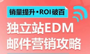 销量提升•ROI破百 独立站EDM邮件营销攻略，如何通过邮件营销每年获得100万美金销售额!-天韵资源网