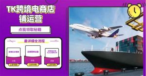 2025TK跨境电商选品趋势0到1店铺搭建最全实操讲解，轻松在家把货卖出国-天韵资源网