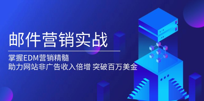 邮件营销实战，掌握EDM营销精髓，助力网站非广告收入倍增，突破百万美金-天韵资源网
