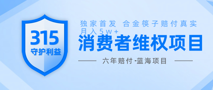 维Q赔付合金筷子玩法小白也能月入5w+风口项目实操-天韵资源网