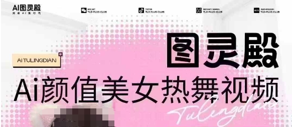 全网首发，原价988图灵殿AI颜值美女热舞视频，云端生图，轻松过原创-天韵资源网