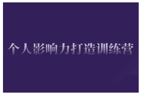 个人影响力打造训练营，掌握公域引流、私域运营、产品定位等核心技能，实现从0到1的个人IP蜕变-天韵资源网