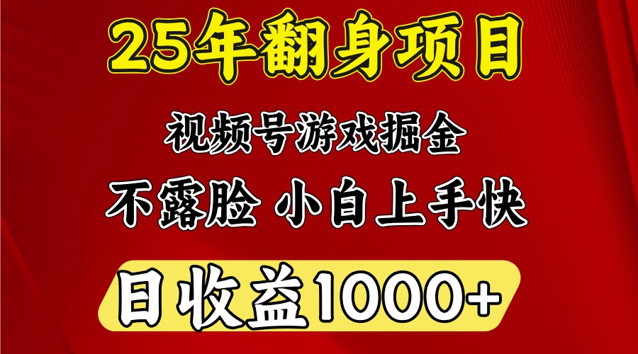 一天收益1000+ 25年开年落地好项目-天韵资源网