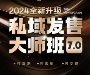 私域发售大师班7.0版，发售界鼻祖，又是一次升级迭代，从底层逻辑，到8大模型的细致落地讲解(录音)-天韵资源网