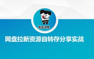 网盘拉新资源自动转存分享实战-天韵资源网