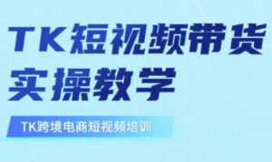 东南亚TikTok短视频带货,TK短视频带货实操教学-天韵资源网