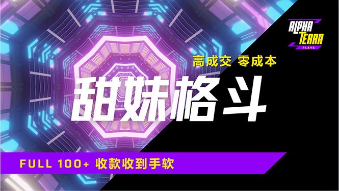 高成交零成本，售卖甜美格斗课程，谁发谁火，加爆微信，日入1000+收款…-天韵资源网