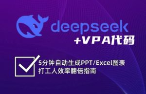 DeepSeek从入门到精通:解锁Excel和VBA高效办公新技能-天韵资源网