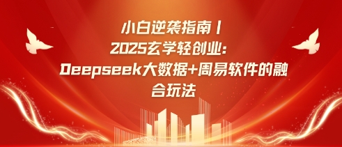 小白逆袭指南，2025玄学轻创业：Deepseek大数据+周易算法的融合玩法-天韵资源网