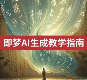 2025即梦ai生成视频教程,一学就会国内免费文字生成视频图片生成视频-天韵资源网