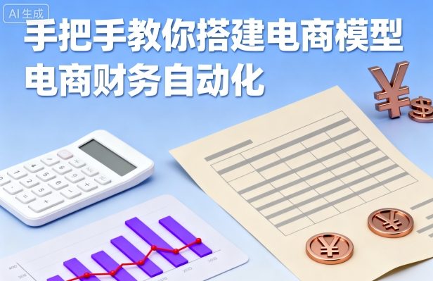 手把手教你搭建电商模型-电商财务自动化-天韵资源网