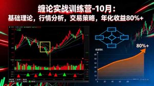 缠论实战训练营-10月：基础理论，行情分析，交易策略，年化收益80%+-天韵资源网