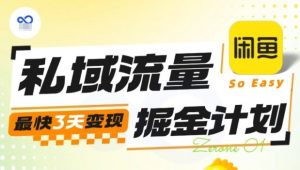 私域流量掘金计划实战训练营，最快3天变现-天韵资源网