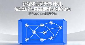 新媒体高薪升核计划:运营逻辑-内容创作-数据驱动,提升200%的职场突破-天韵资源网