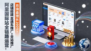 阿里国际站全链路运营，店铺搭建+直通车推广+全站推广，月询盘增长200%+-天韵资源网