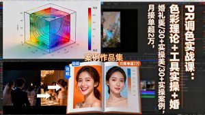 PR调色实战课：色彩理论+工具实操+婚礼医美/30+实操案例，月接单超2万-天韵资源网