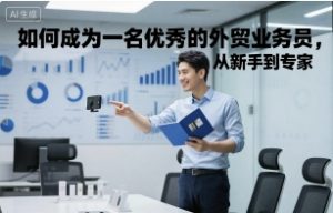 如何成为一名优秀的外贸业务员,从新手到专家-天韵资源网