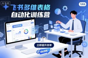 飞书多维表格自动化训练营，手把手教你告别重复处理，用多维表格开启高效办公新模式-天韵资源网