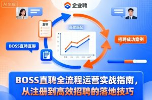 BOSS直聘全流程运营实战指南，从注册到高效招聘的落地技巧-天韵资源网