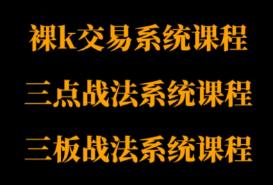 半山猎人三套系统课程(裸K体系、三点体系、三板体系)-天韵资源网