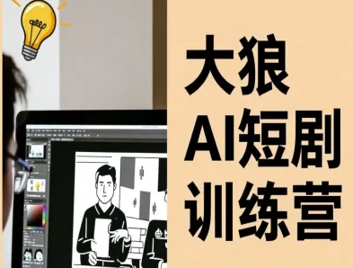 大狼AI短剧训练营-短剧课程(更新中)-天韵资源网
