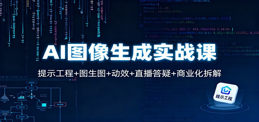 图片[1]-AI图像生成实战课：提示工程+图生图+动效+直播答疑+商业化拆解-天韵资源网