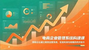 电商企业管理系统构建课：帮助企业建立高效运营系统，实现利润与规模的同步跃升-天韵资源网