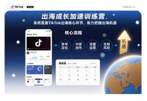 出海成长加速训练营，系统覆盖TikTok出海核心环节，助力把握出海机遇(更新)-天韵资源网