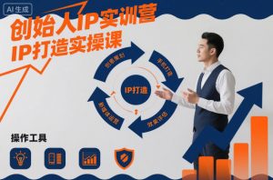 创始人IP实训营，IP打造实操课-天韵资源网