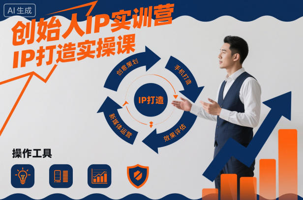 创始人IP实训营，IP打造实操课-天韵资源网