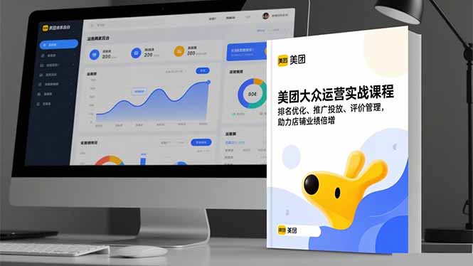 美团大众运营实战课程，排名优化、推广投放、评价管理，助力店铺业绩倍增-天韵资源网
