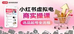 小红书虚拟电商实操课:选品起号+AI 内容创作+店铺运营+引流私域+自动化发笔记-天韵资源网