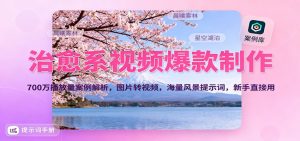 治愈系视频爆款制作,700万播放量案例解析,图片转视频,海量风景提示词,新手直接用-天韵资源网