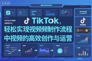 TikTok中视频制做流程,轻松实现Tk中视频的高效创作与运营-天韵资源网