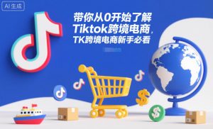 带你从0开始了解Tiktok跨境电商，TK跨境电商新手必看-天韵资源网
