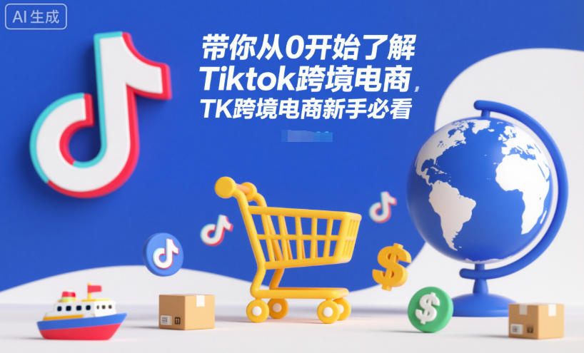 带你从0开始了解Tiktok跨境电商，TK跨境电商新手必看-天韵资源网