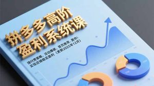 拼多多高阶盈利系统课,强付费策略、活动爆破、首页推荐,实现店铺稳定盈利(更新12月-天韵资源网