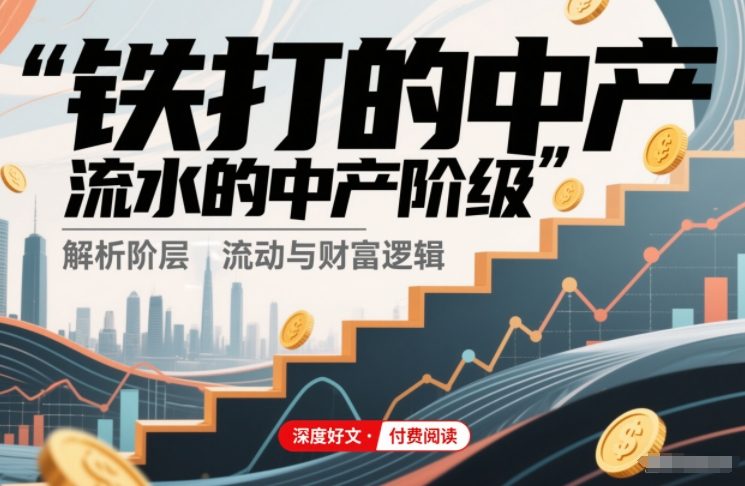 付费文章：铁打的中产，流水的中产阶级-天韵资源网