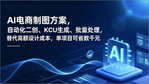 AI电商制图方案,自动化二创、SKU生成、批量处理,替代高额设计成本,单项目可省数千元-天韵资源网