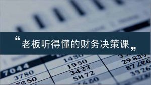 老板能听得懂的财务决策课,报表解读、数据洞察、风险识别,用财务驱动业务增长-天韵资源网