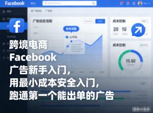 跨境电商Facebook广告新手入门，用最小成本安全入门，跑通第一个能出单的广告-天韵资源网