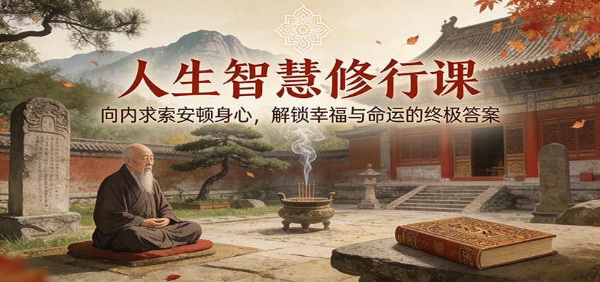 图片[1]-人生智慧修行课：向内求索安顿身心，解锁幸福与命运的终极答案-天韵资源网