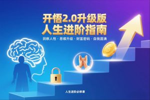 开悟2.0升级版人生进阶指南，洞察人性-思维升级-财富密码-自我圆满-天韵资源网