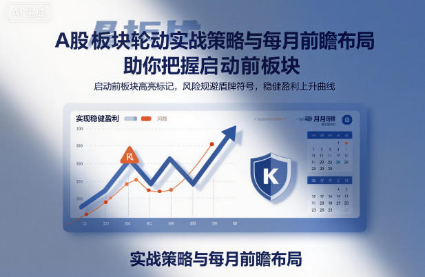 A股板块轮动实战策略与每月前瞻布局，助你把握启动前板块，规避风险，实现稳健盈利-天韵资源网