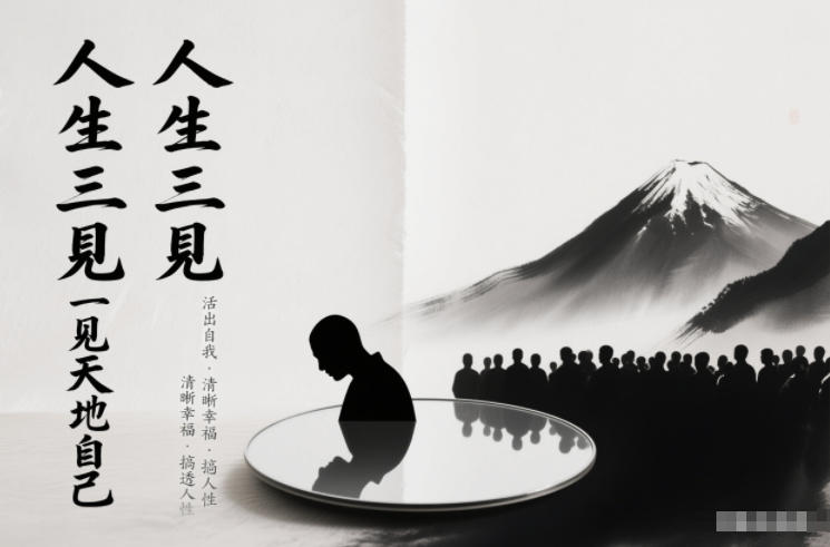 人生三见一见天地见众生见自己，活出自我拥有清晰幸福人生，搞透人性-天韵资源网