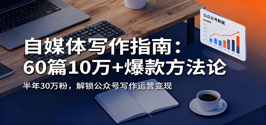 自媒体写作指南:60篇10万+爆款方法论,半年30万粉,解锁公众号写作运营变现-天韵资源网
